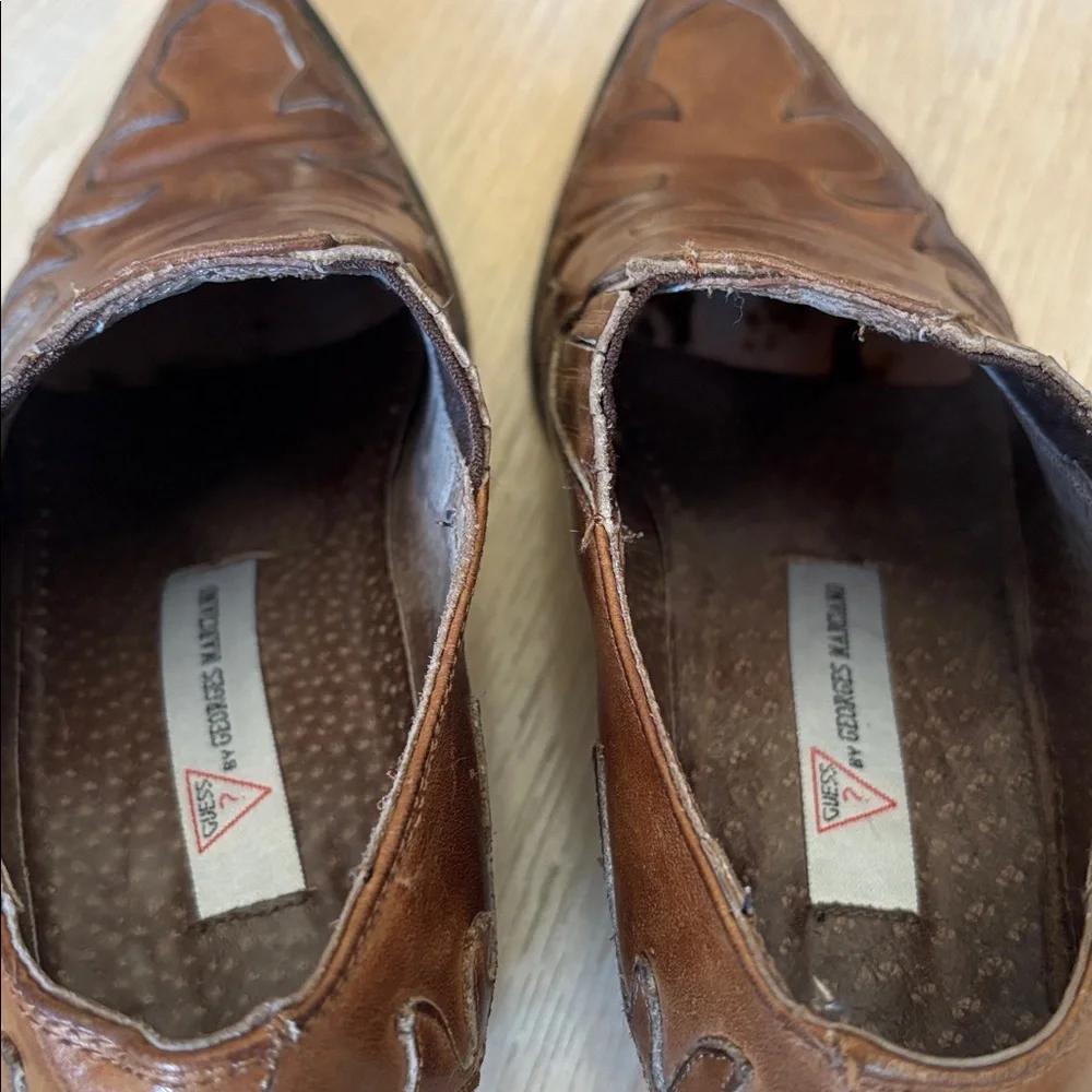 Vintage Guess Georges Marciano Leather Boots - Picture 5 of 8